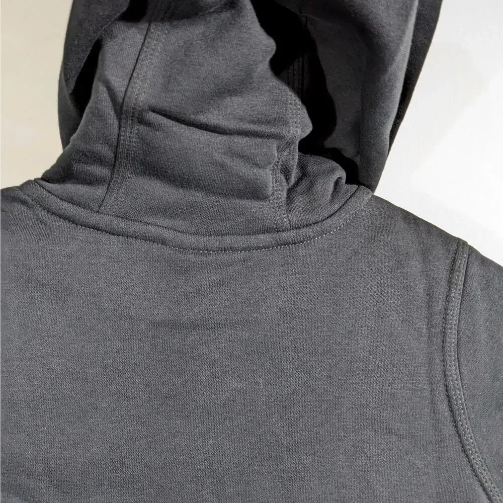 Nike Hoodie Boys Small Black Logo Sweatshirt Sportswear Hooded Pullover
